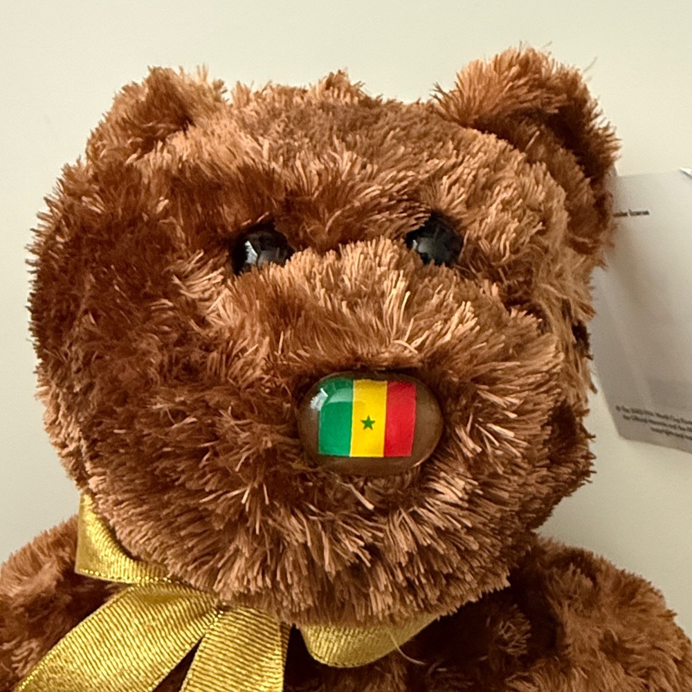 🖖BOGO🖖 2002 FIFA World Cup Champion the Bear - SENEGAL 🇸🇳 - Beanie BUDDY